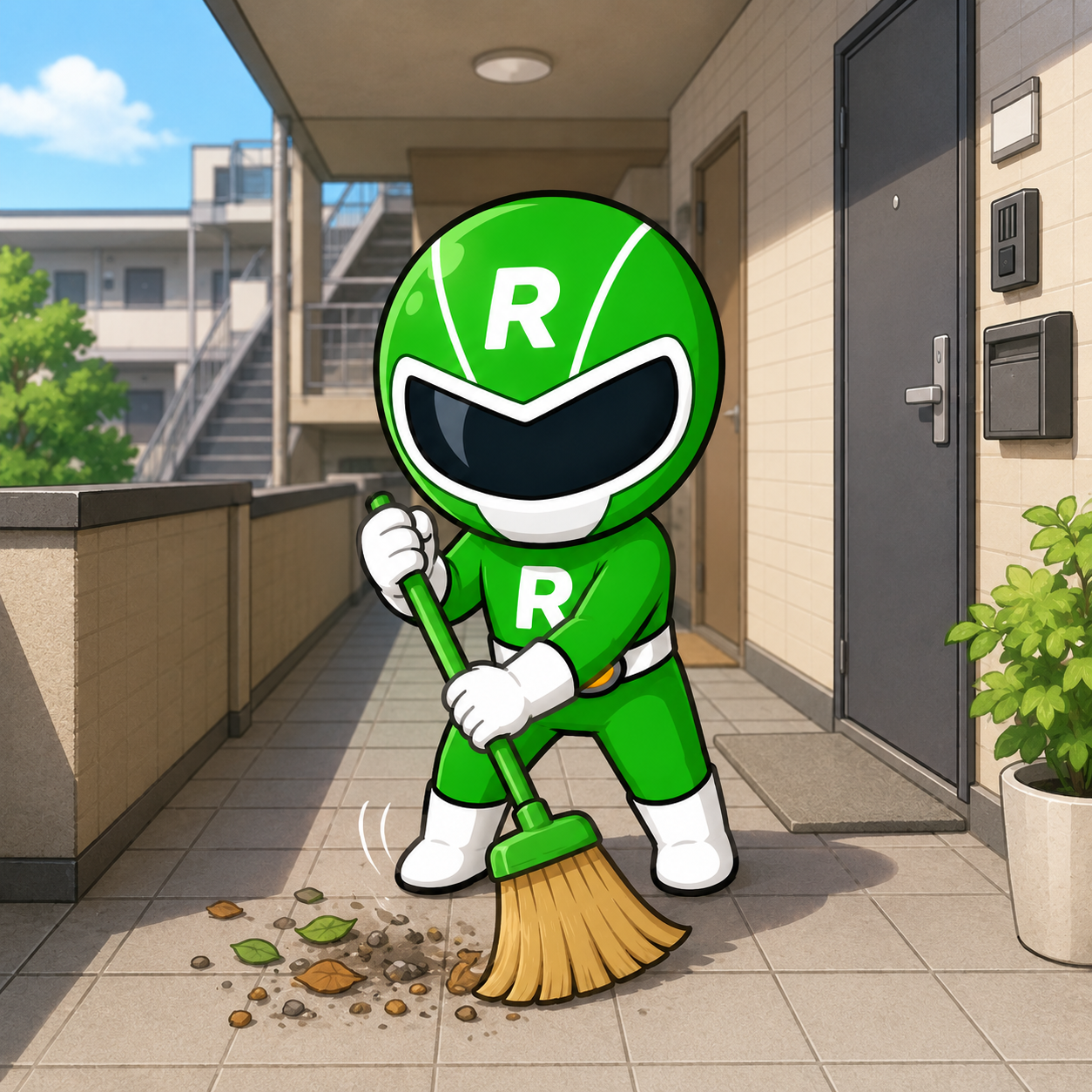 外壁洗浄のラクレンジャーアイコン